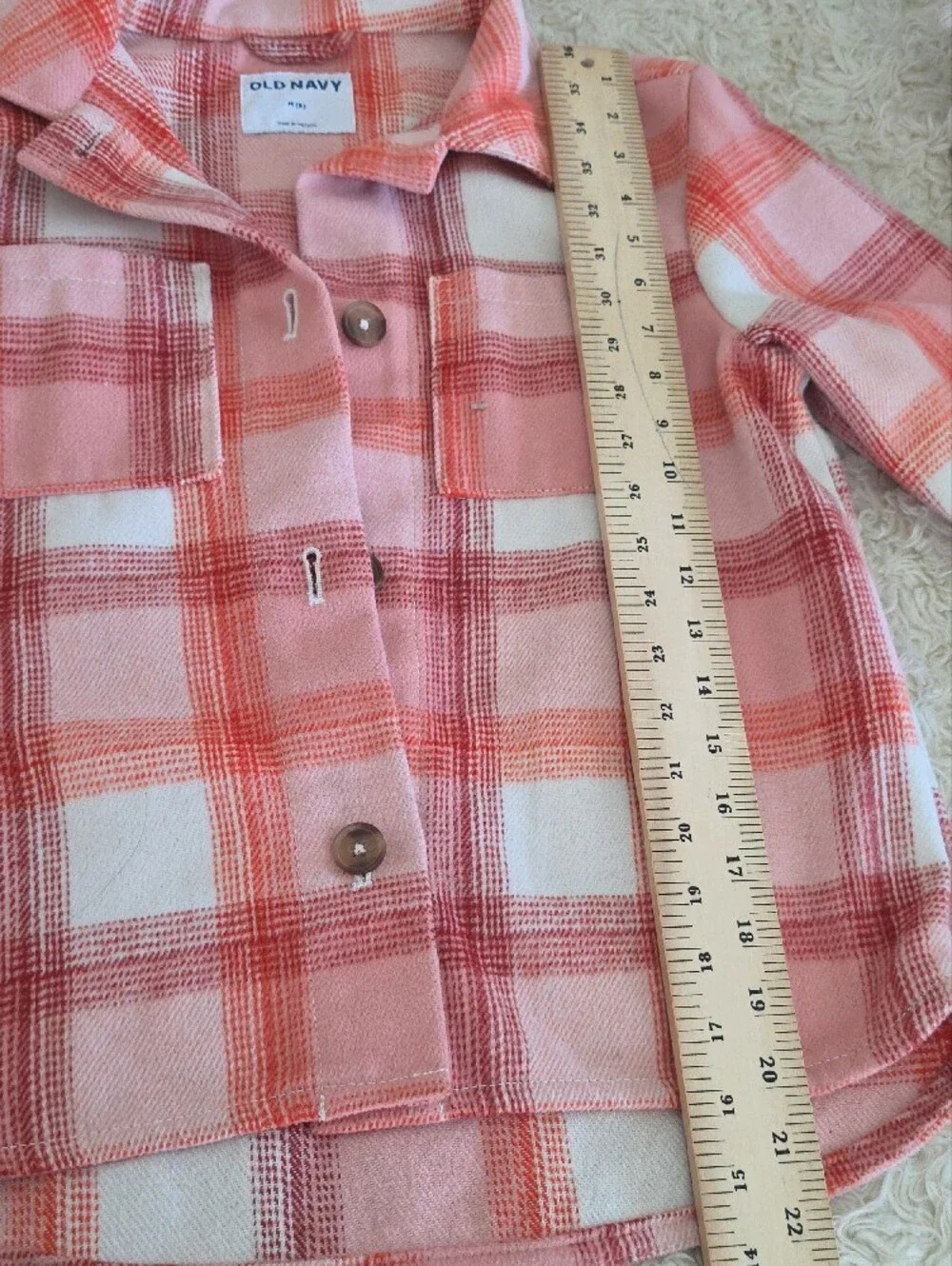 Old Navy cozy plaid